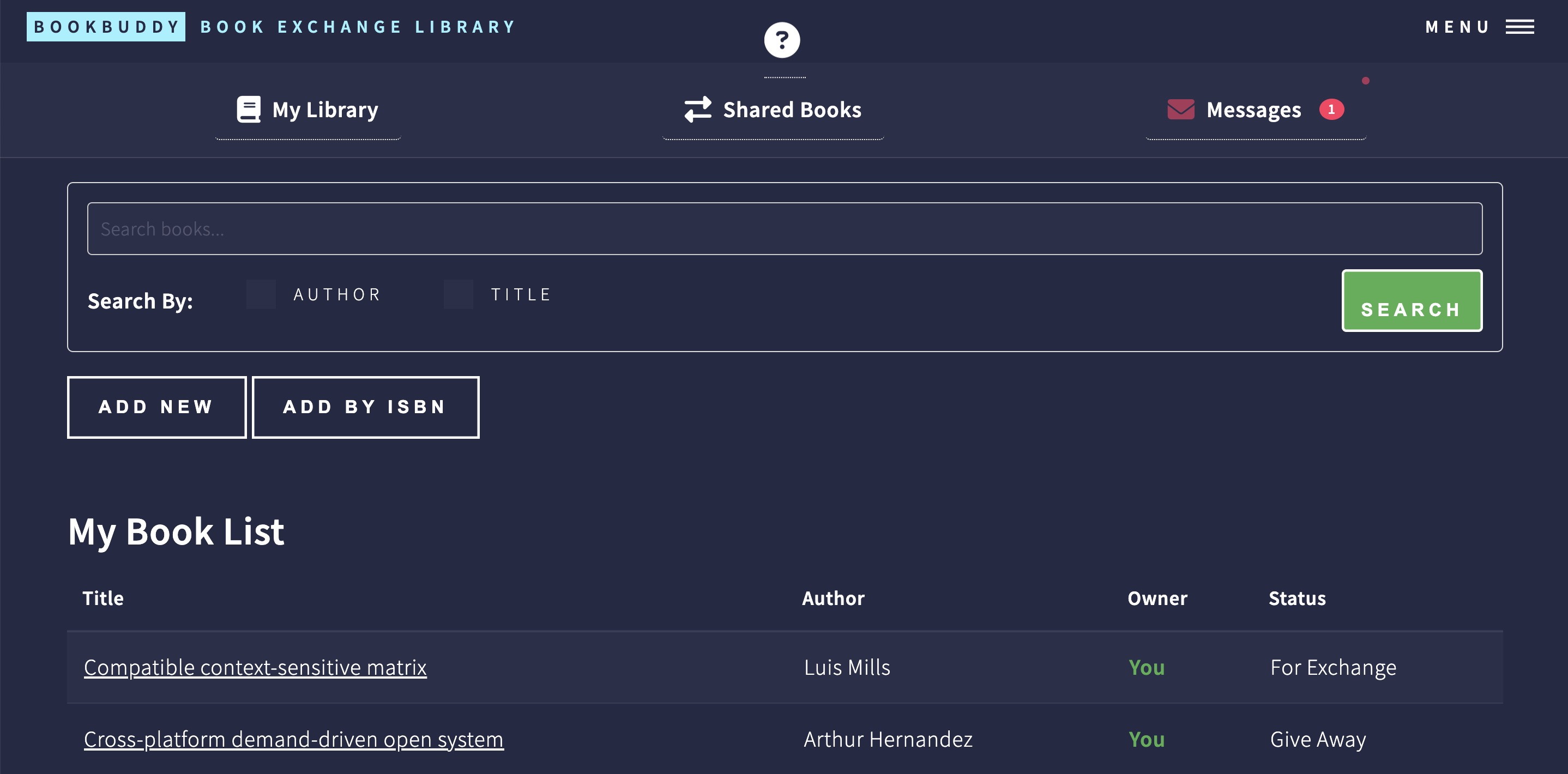 My Library